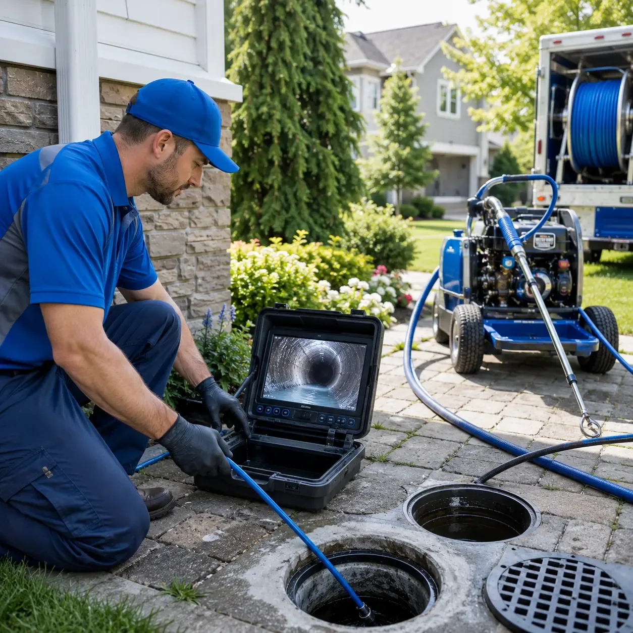 Outdoor drain cleaning professionals serving Horse Cave, KY